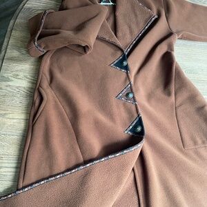 *Vintage 90's* Red Rover (M) brown polar tea fleece jacket